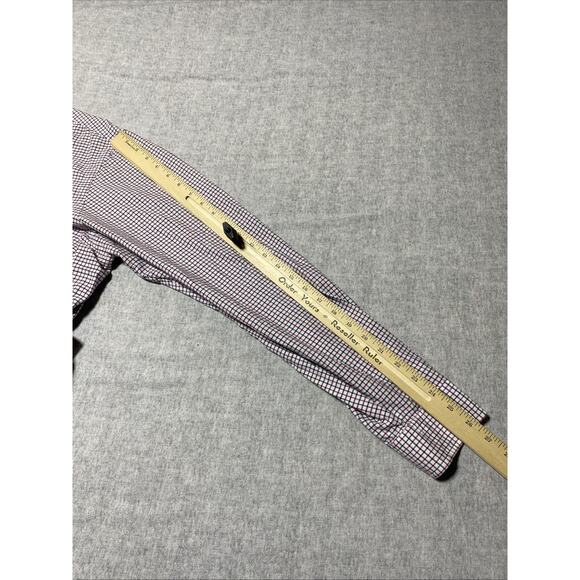 Ralph Lauren Shirt Mens Extra Large Pink Flesh Pony Check Button Classic XL - Picture 9 of 10